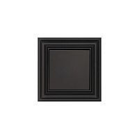 Переключатель одноклавишный Liregus черный матовый 29-208