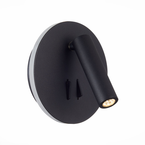 SL1586.413.01 Светильник настенный Черный LED 1*8W 3000K 624Lm Ra>80 24° IP20 L-xW155xH155 170-240V Настенные светильники фото 2