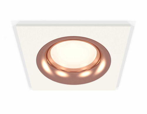 Комплект встраиваемого светильника Ambrella light Techno Spot XC7631006 SWH/PPG белый песок/золото розовое полированное (C7631, N7015)