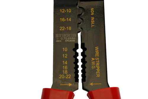 WSC-008 Пресс клещи многофункциональные: обрезка, обжим, снятие изоляции (от 0,75 до 6 мм2) фото 6