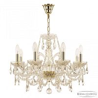 Люстра хрустальная 105/8/195 G Bohemia Ivele Crystal (Богемия Ивеле Кристалл)