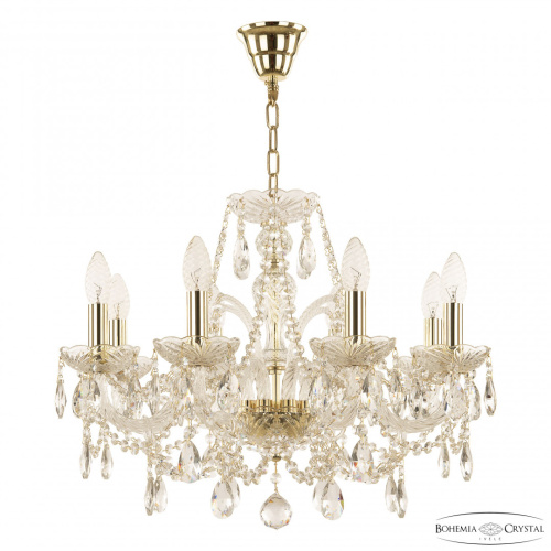 Люстра хрустальная 105/8/195 G Bohemia Ivele Crystal (Богемия Ивеле Кристалл) Люстра хрустальная 105/8/195 G Bohemia Ivele Crystal (Богемия Ивеле Кристалл)