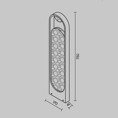 Ландшафтный светильник Outdoor O535FL-L12B3K Ландшафтный светильник Outdoor O535FL-L12B3K