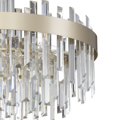 Citilux Лаура CL301282 Люстра хрустальная подвесная Шампань фото 7 Citilux Лаура CL301282 Люстра хрустальная подвесная Шампань фото 7