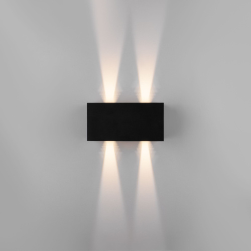 Уличный настенный светодиодный светильник с регулируемыми лучами WINNER DOUBLE LED IP54 35137/W черный фото 5 Уличный настенный светодиодный светильник с регулируемыми лучами WINNER DOUBLE LED IP54 35137/W черный фото 5