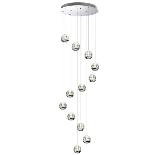 5100/60L L-VISION ODL25 559 Люстра каскадная LED 60W (12*5W) 4000K 3000Лм SONO фото 3 5100/60L L-VISION ODL25 559 Люстра каскадная LED 60W (12*5W) 4000K 3000Лм SONO фото 3
