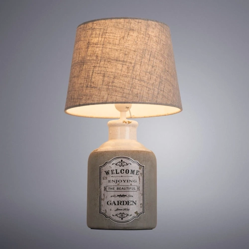 Декоративная настольная лампа Arte Lamp ISOLA A4272LT-1GY фото 2 Декоративная настольная лампа Arte Lamp ISOLA A4272LT-1GY фото 2