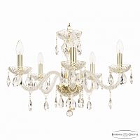 Люстра хрустальная 117/5/195 G Bohemia Ivele Crystal (Богемия Ивеле Кристалл)