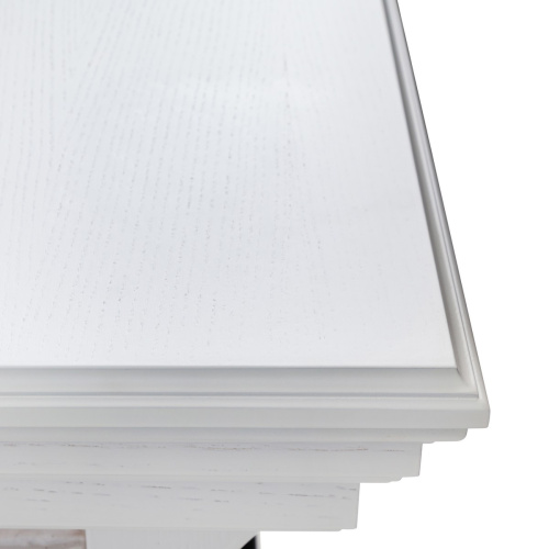 Каминокомплект ATHENA CORNER/АТЛАНТА УГЛ. GR Белый дуб с очагом Электроочаг MAJESTIC LUX RC/МАДЖЕСТИК С ПУЛЬТОМ фото 9