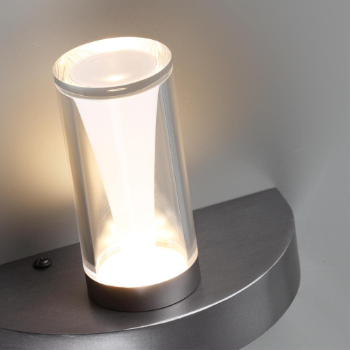 7143/5WL HIGHTECH ODL26 513 Настенный светильник темный никель/акрилл/металл IP20 LED 5W 402Лм 3000K 180° 220V DEFANCE фото 4 7143/5WL HIGHTECH ODL26 513 Настенный светильник темный никель/акрилл/металл IP20 LED 5W 402Лм 3000K 180° 220V DEFANCE фото 4