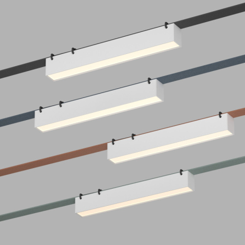 DK5674-WH Cветильник для трека-ремня Belty Smart, серия Linear, со светодиодом, L323*W40*H45мм, 48V DC, 12W, RA90, 120°, 2700-6500K, IP20, белый, алюминий фото 3