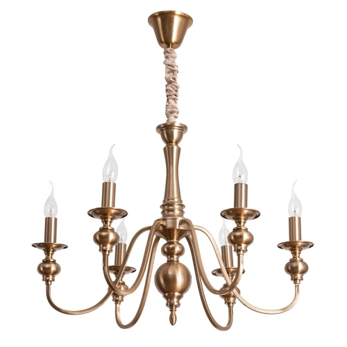 Подвесная люстра Arte Lamp PASSONI A6097LM-6PB Подвесная люстра Arte Lamp PASSONI A6097LM-6PB