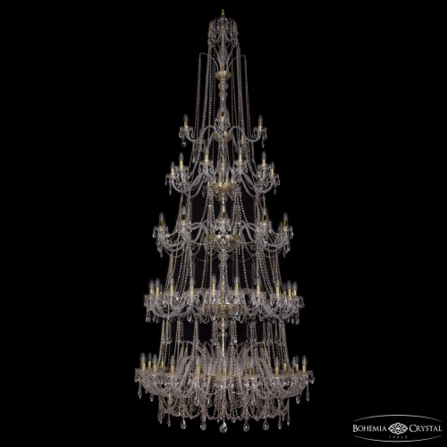Люстра хрустальная 1411/20+20+10+10+5/460/5d G Bohemia Ivele Crystal (Богемия Ивеле Кристалл)