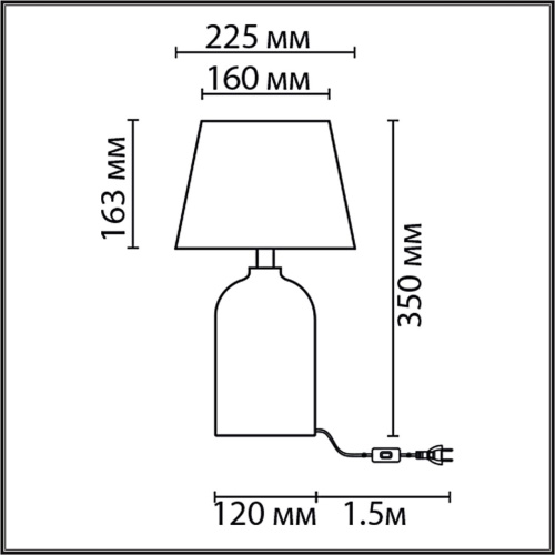 8216/1T CLASSI LN26 508 серый, керамика/текстиль Настольная лампа Е27 1*60W 220V FANNA 8216/1T CLASSI LN26 508 серый, керамика/текстиль Настольная лампа Е27 1*60W 220V FANNA