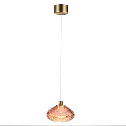 7043/4L L-VISION ODL25 249 Подвесной светильник бордовый/бронз/металл/стекло IP20 LED 4W 3000K 220V MELA фото 5