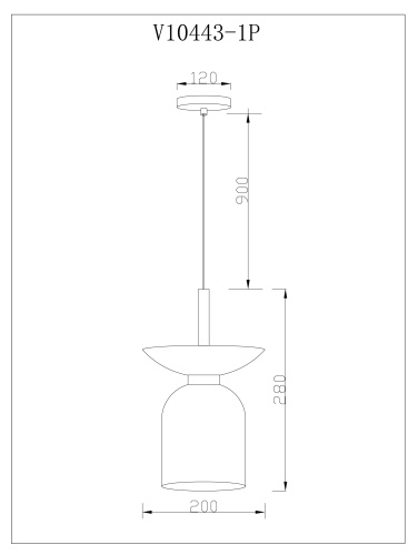 Светильник подвесной Moderli V10443-1P Lecce фото 2 Светильник подвесной Moderli V10443-1P Lecce фото 2