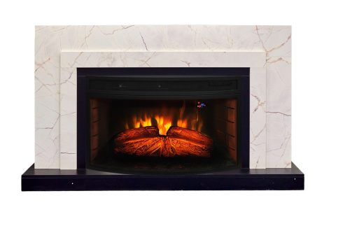 Каминокомплект НОРМАН Оникс/Уни Неро с очагом Электроочаг FIRESPACE/ФАЕРСПЕЙС 33W