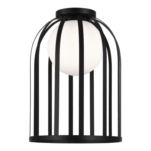 SL6129.402.01 Светильник потолочный ST-Luce Черный/Белый E27 1*60W NORDIC фото 3