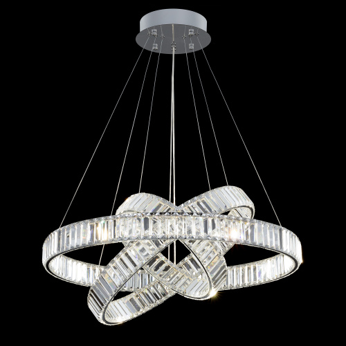 Citilux Чезаре CL338381 LED Люстра хрустальная с пультом Хром фото 4 Citilux Чезаре CL338381 LED Люстра хрустальная с пультом Хром фото 4