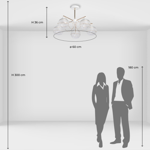 Люстра потолочная De City Альфа 324018805 фото 2 Люстра потолочная De City Альфа 324018805 фото 2