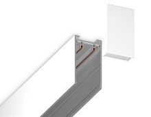 Комплект заглушек для встраиваемого-накладного шинопровода Magnetic 25 220В белый 2 шт