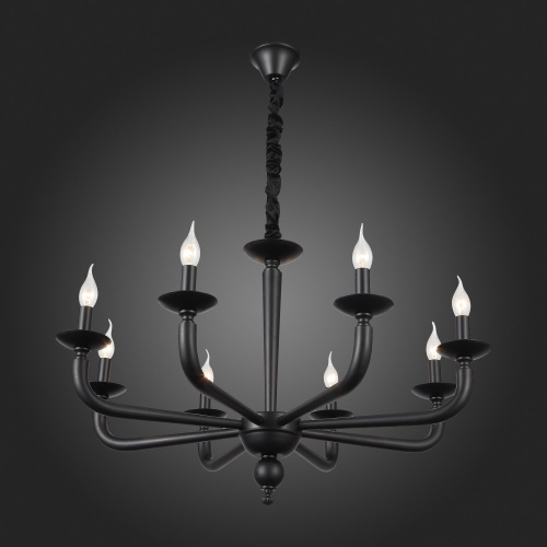 SL1114.403.08 Люстра подвесная ST-Luce Черный E14 8*40W FORTEZA фото 6 SL1114.403.08 Люстра подвесная ST-Luce Черный E14 8*40W FORTEZA фото 6