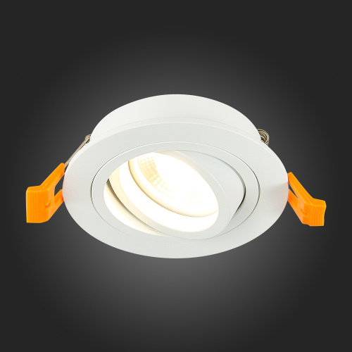 ST251.518.01 Св-к встр. Белый GU10 1*50W  IP20 L90xW90xH27 220V Без ламп Встраиваемые светильники фото 3