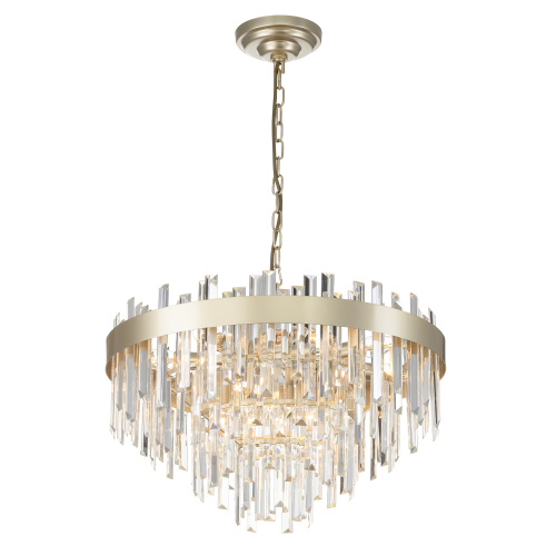 Citilux Лаура CL301292 Люстра хрустальная подвесная Шампань фото 2 Citilux Лаура CL301292 Люстра хрустальная подвесная Шампань фото 2