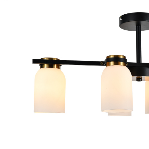 Светильник на штанге Escada 1151/6P E14*40W Black/Brass фото 4