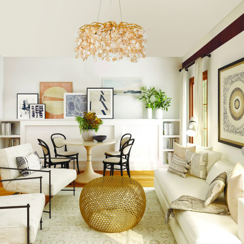 Подвесной светильник Escada 2112/10P E14*40W Gold фото 3