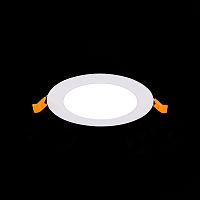 ST209.548.06 Св-к встр. Белый LED 1*6W 4000K 370Lm Ra80 110° IP20 D120xH8 90-265V Встраиваемые светильники