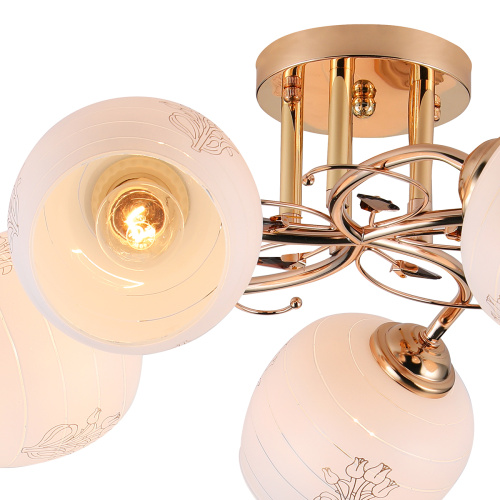 Потолочный светильник Escada 1121/5PL E27*40W Gold фото 4 Потолочный светильник Escada 1121/5PL E27*40W Gold фото 4