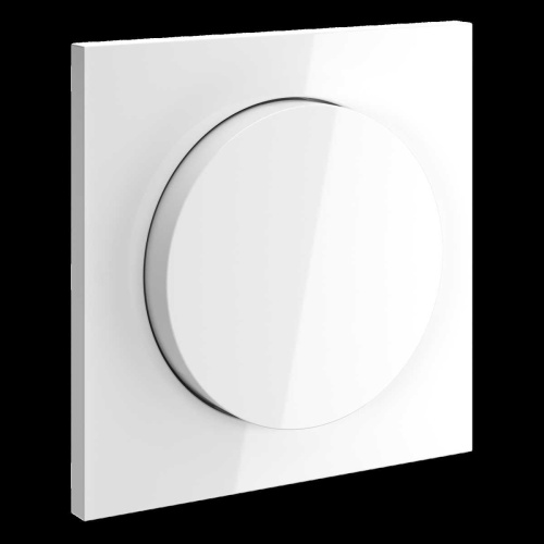 Накладка для светорегулятора поворотно-нажимного S70 (белый глянцевый) Voltum VLS002001 Накладка для светорегулятора поворотно-нажимного S70 (белый глянцевый) Voltum VLS002001