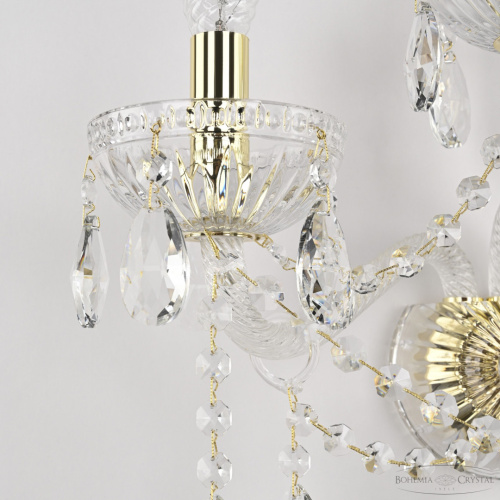 Бра хрустальные 5413B/2+1/165 G Clear/M-1G Bohemia Ivele Crystal (Богемия Ивеле Кристалл) фото 3 Бра хрустальные 5413B/2+1/165 G Clear/M-1G Bohemia Ivele Crystal (Богемия Ивеле Кристалл) фото 3