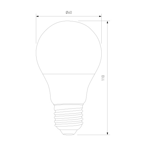 Светодиодная лампа Classic LED D 12W 3300K E27 А60 BLE2768 фото 2