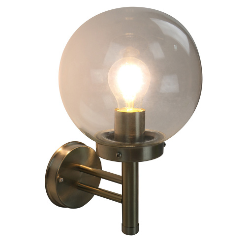 Уличный настенный светильник Arte Lamp GAZEBO A8365AL-1SS Уличный настенный светильник Arte Lamp GAZEBO A8365AL-1SS