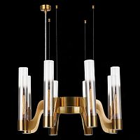 SL1235.303.08 Люстра подвесная ST-Luce Латунь/Хром, Прозрачный E27 8*40W ETTORE