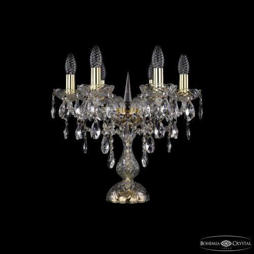 Настольная лампа хрустальная 1415L/6/141-39 G