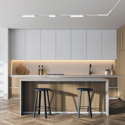 TR2014-WH Профиль-трек SLOTT for DENKIRS SMART, для натяжных потолков, 2 м, алюминий, белый фото 3 TR2014-WH Профиль-трек SLOTT for DENKIRS SMART, для натяжных потолков, 2 м, алюминий, белый фото 3