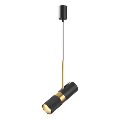 4356/1 HIGHTECH ODL23 329 черный/золотистый/металл Подвесной св-к IP20 LED GU10 10W BULLET