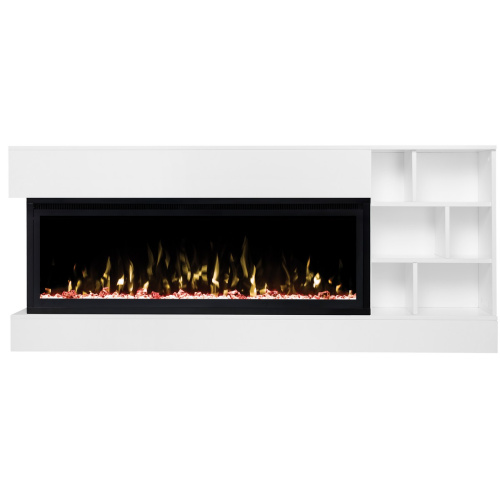 Электрокамин RealFlame Dixon 50 WT белый с очагом Saphir 50 Электрокамин RealFlame Dixon 50 WT белый с очагом Saphir 50