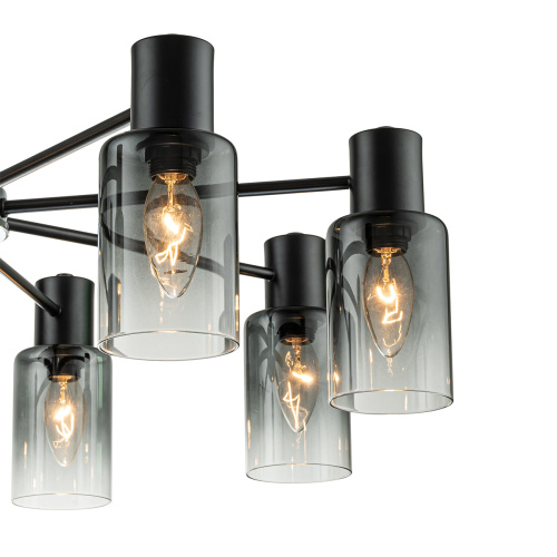Светильник на штанге Escada 2120/8P E14*40W Black фото 3 Светильник на штанге Escada 2120/8P E14*40W Black фото 3