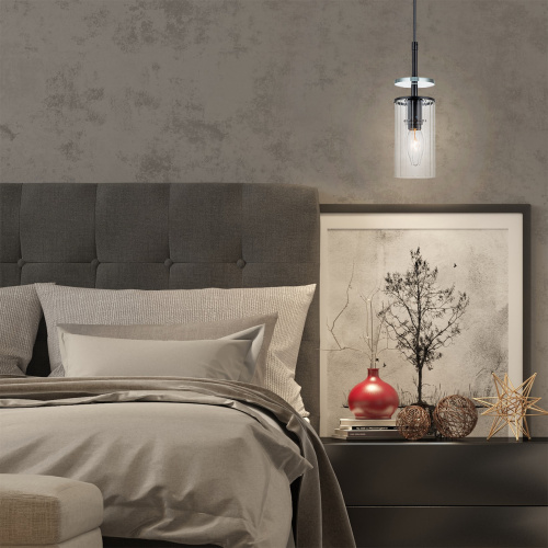 Подвесной светильник Escada 10191/1S E14*40W Black фото 6 Подвесной светильник Escada 10191/1S E14*40W Black фото 6