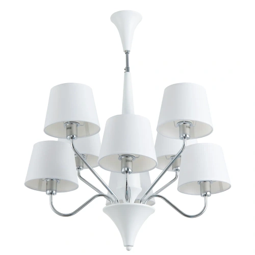 Люстра на штанге Arte Lamp GRACIA A1528LM-8WH Люстра на штанге Arte Lamp GRACIA A1528LM-8WH