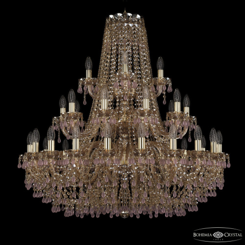 Люстра хрустальная 1410/20+10+5/360/3d G V7010 M721 Bohemia Ivele Crystal (Богемия Ивеле Кристалл)