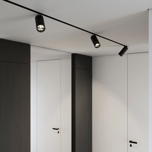 Slim Magnetic Трековый светильник с инновационной антибликовой решеткой 13W 4000K Kars черный 85524/01 фото 5