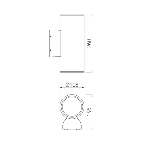 Настенный фонарь Natural Concepts, Арт. NC-803093-DG фото 2