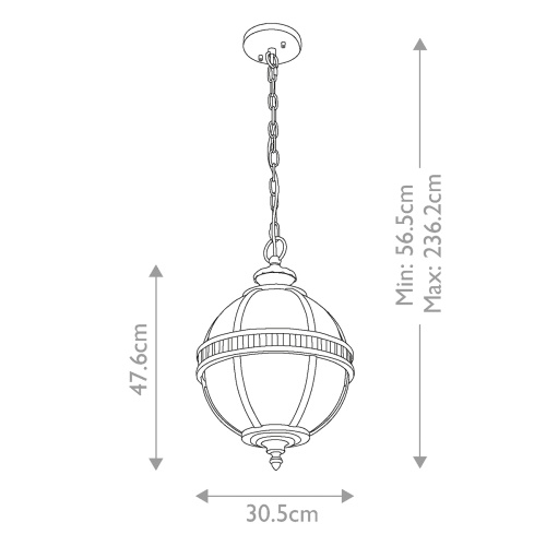 Подвесной фонарь Kichler, Арт. KL-HALLERON-8M фото 11