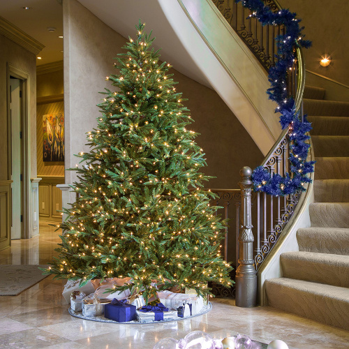 Светодиодная гирлянда Кластер Feron CL09 линейная 10м + 2м 230V мультиколор, c питанием от сети, зеленый шнур фото 3