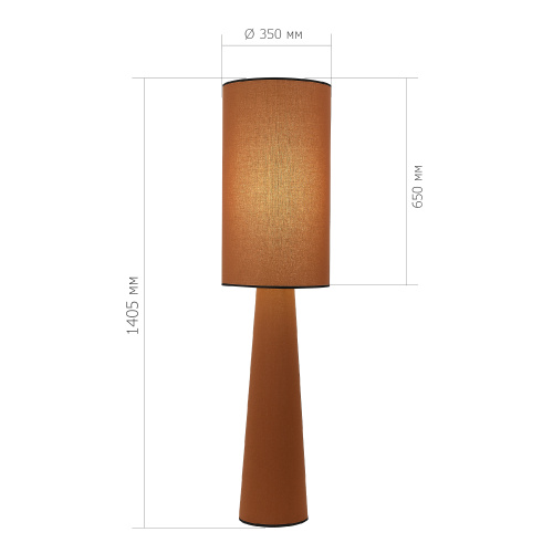 SL1354.605.01 Светильник напольный ST-Luce Кирпичный/Кирпичный, Черный E27 1*40W JACKIE фото 2